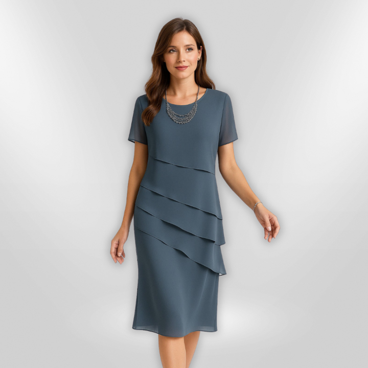 Elegant Chiffonkjole for Kvinner – Tidløs Fest og Bryllup