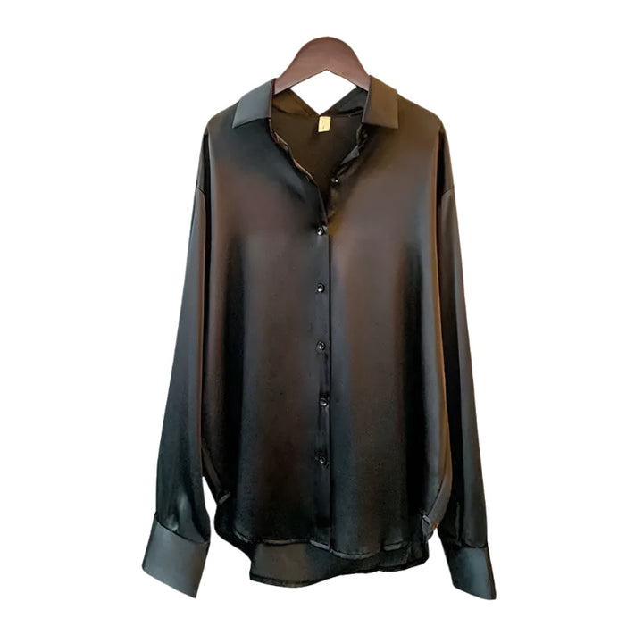 Damebluse med Reverskrage – Elegant og Komfortabel