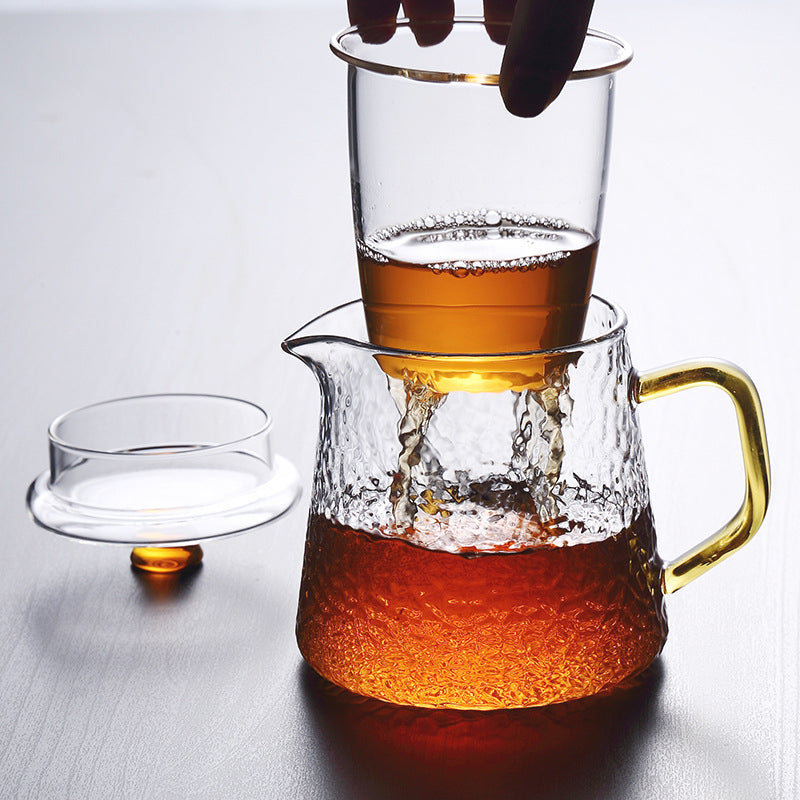 Elegant Tekanne i Glass med Infuser for Perfekte Teøyeblikk
