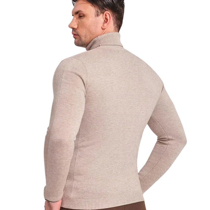 Herres Turtleneck Genser i Klassisk Stil