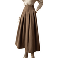 Elegant Klassisk Metallisk Skjørt for Kvinner