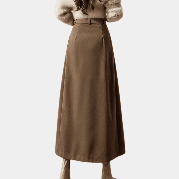 Elegant Klassisk Metallisk Skjørt for Kvinner