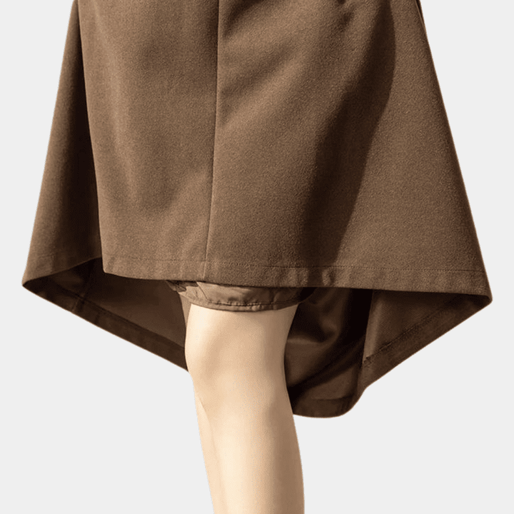 Elegant Klassisk Metallisk Skjørt for Kvinner