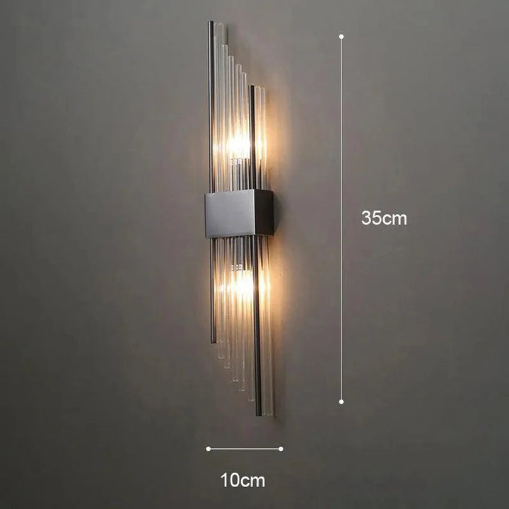 Elegant Krystall Vegglampe med LED