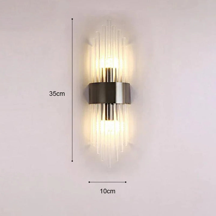 Elegant Krystall Vegglampe med LED