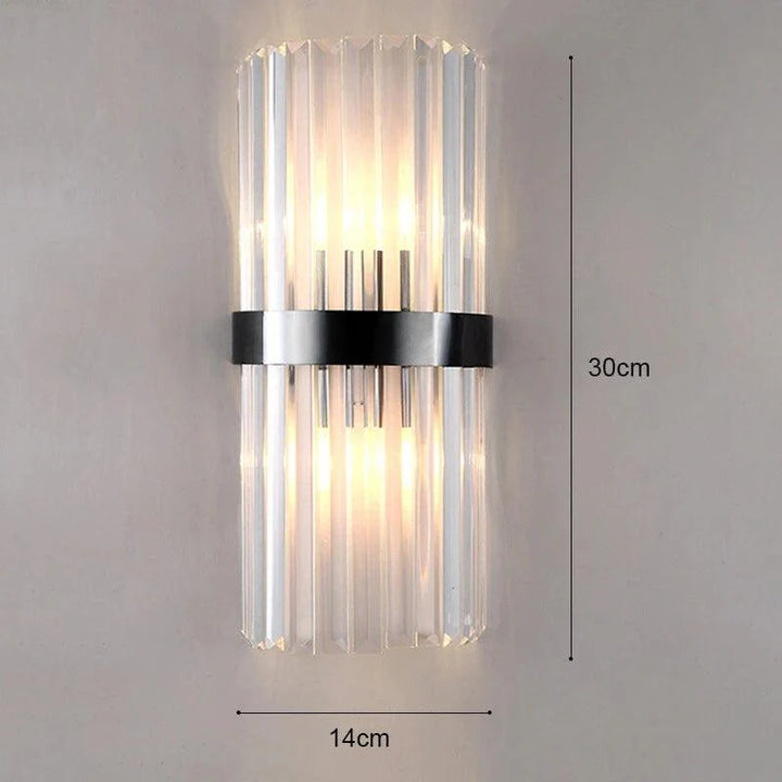 Elegant Krystall Vegglampe med LED