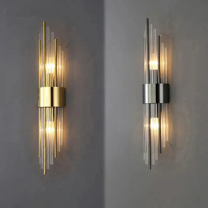 Elegant Krystall Vegglampe med LED
