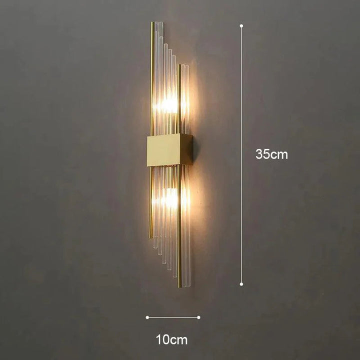 Elegant Krystall Vegglampe med LED