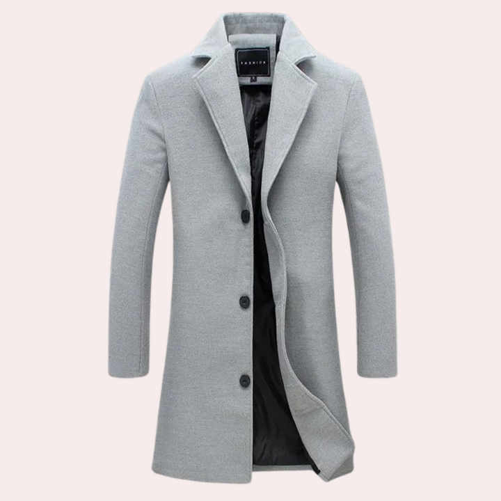 Herre Lang Frakk – Elegant Stil for Enhver Anledning