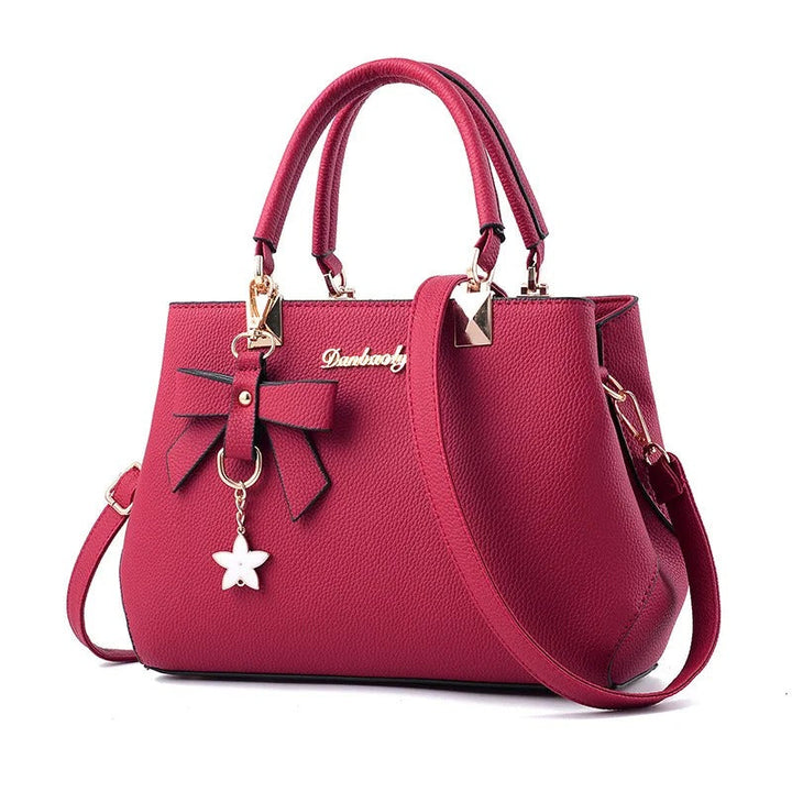 Elegant Messenger-veske for Kvinner med Blomsterdekor