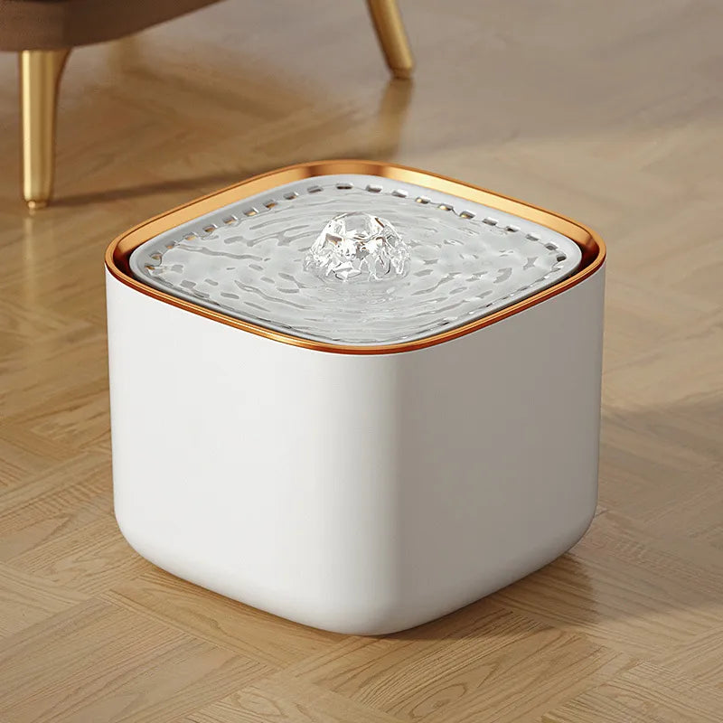 Stille 3L Vandfontæne til Kæledyr med Filter og BPA-fri Design