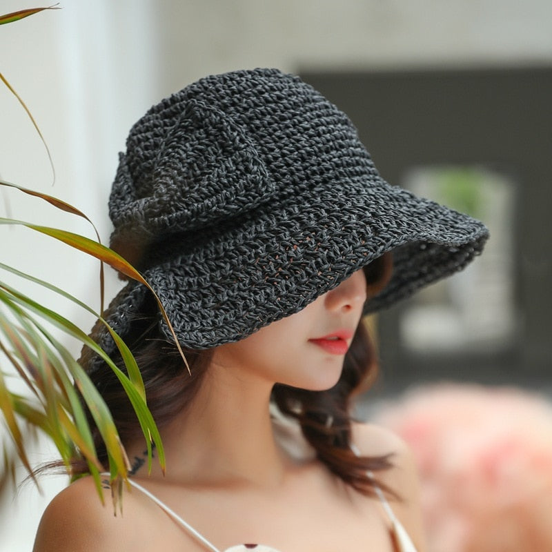 Elegant hatt for kvinner med bred brem