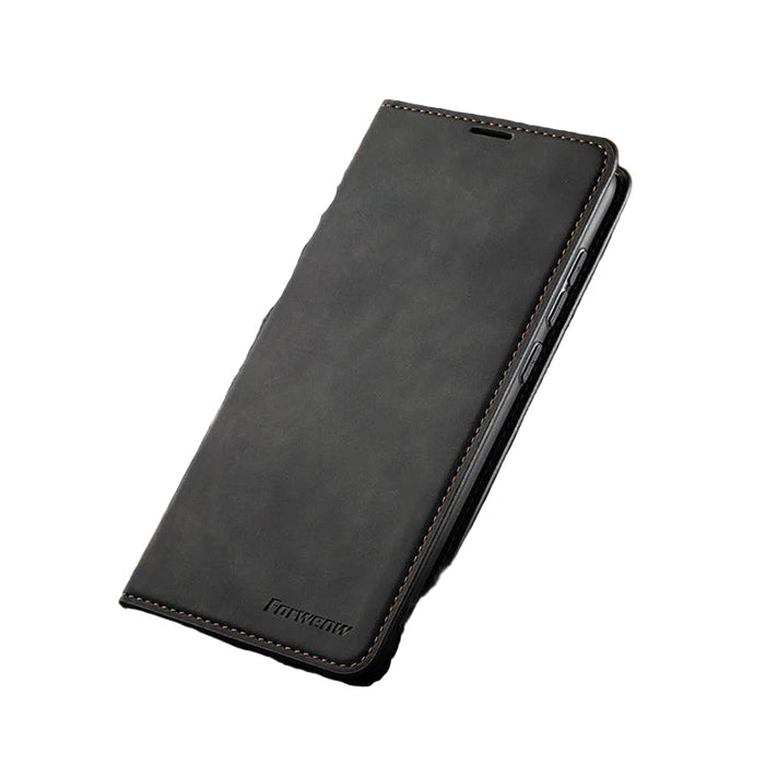 Unisex magnetiskt iPhone-fodral i läder med exakt passform