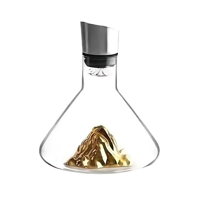 Elegant Vinkaraffel med Lufting og Sedimentfilter