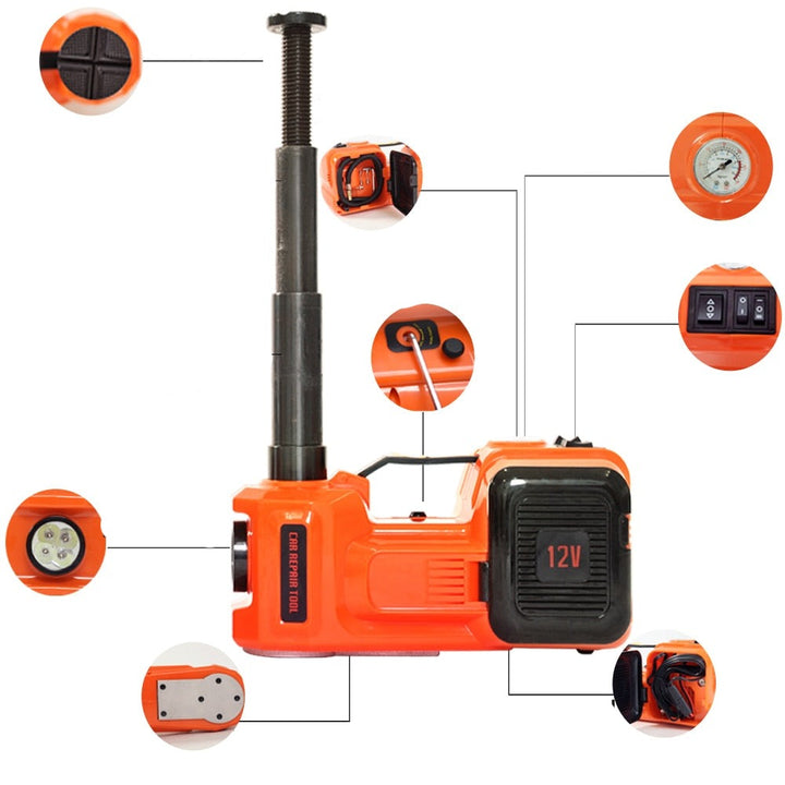 Elektrisk Hydraulisk Biljekk – Raskt Dekkskift for Bil &amp; SUV