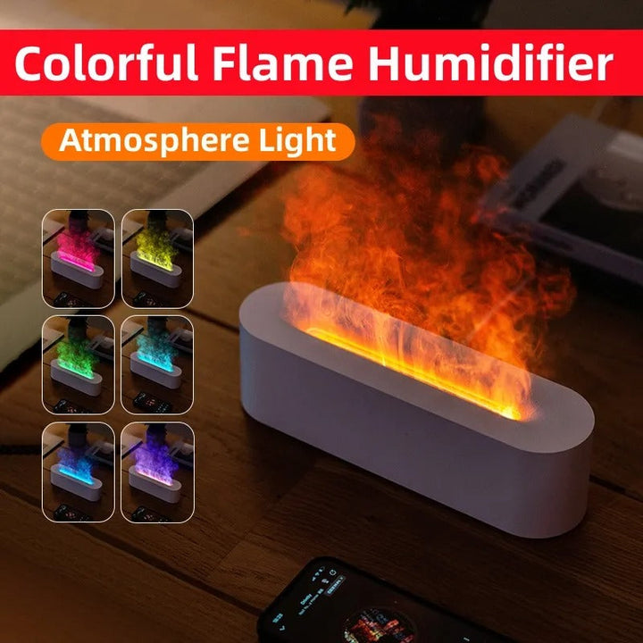 Flamme Luftfukter og Aromadiffusor – For En Koselig Atmosfære