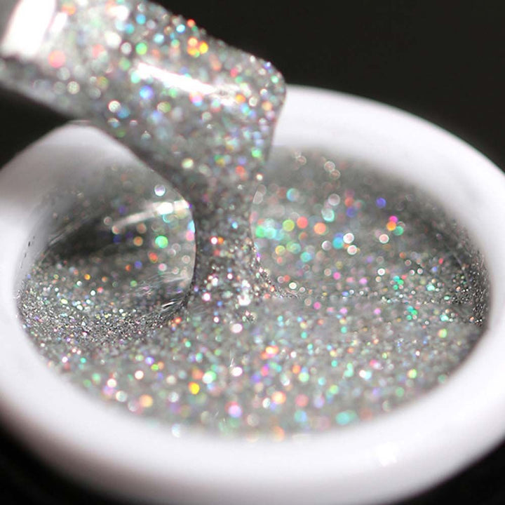 Glitrende Refleks Gel Neglelakk for Trendy Negler
