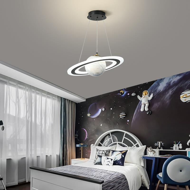 Moderne LED Pendellampe – Futurisk Planetdesign
