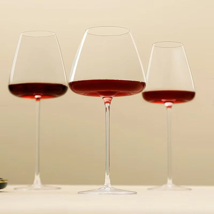 Elegante Håndlagde Krystallglass for Vin og Champagne