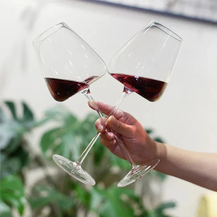 Elegante Håndlagde Krystallglass for Vin og Champagne