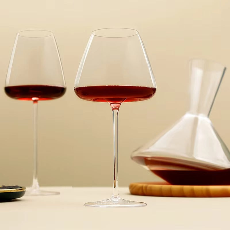 Elegante Håndlagde Krystallglass for Vin og Champagne