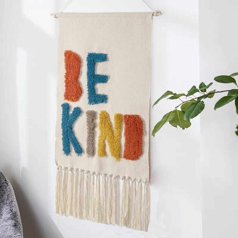 Unisex Håndvevd Boho Veggteppe – Skap En Koselig Atmosfære