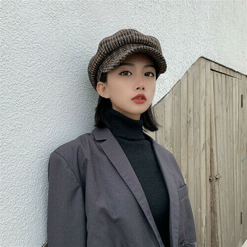 Menns Klassisk Boston Scally Beret