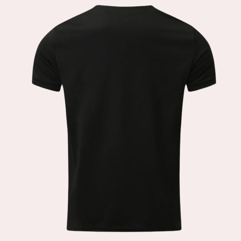 Herre Komfortabel T-skjorte i Enkel Polyester