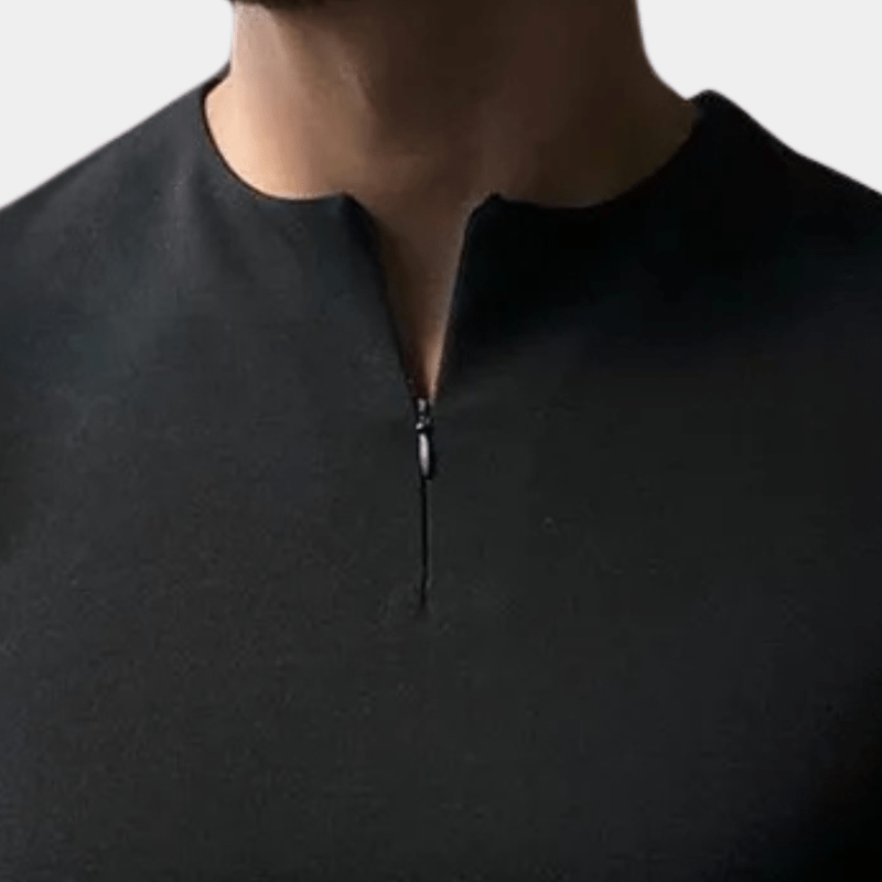 Herre Komfortabel T-skjorte i Enkel Polyester
