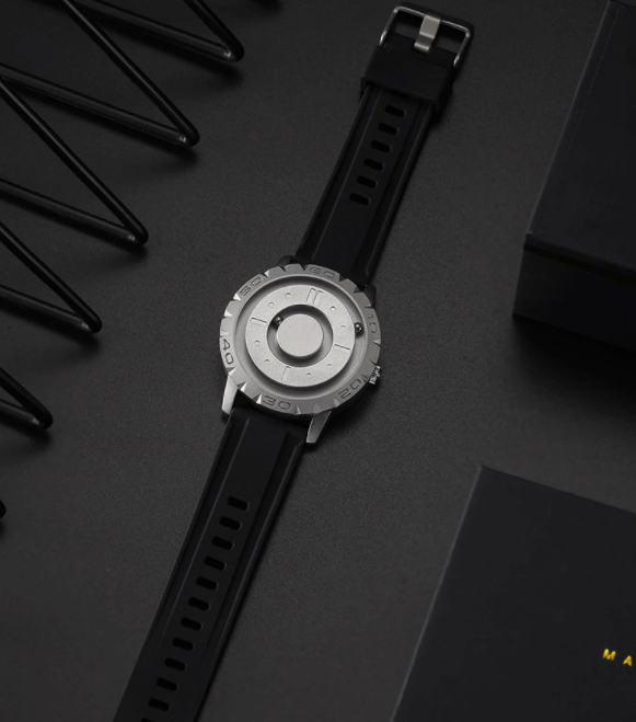 Herre Magnetisk Ballklokke – Innovativ Tidsvisning med Stil