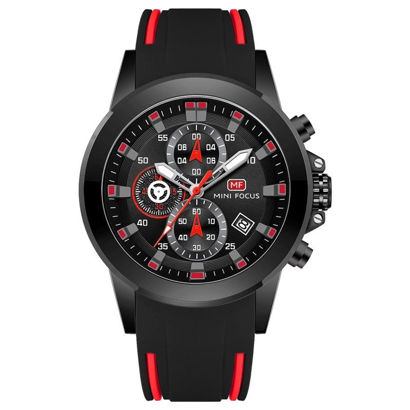 Herre Sport Kronografklokke – Robust og Multifunksjonell