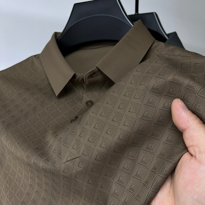 Herre Polo Skjorte i Nanosilk – Klassisk Komfort &amp; Stil