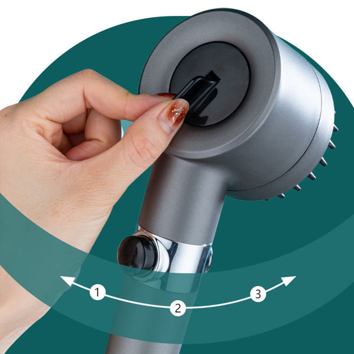 Høytrykksdusjhode - Innovativt dusjfilter med 3 moduser