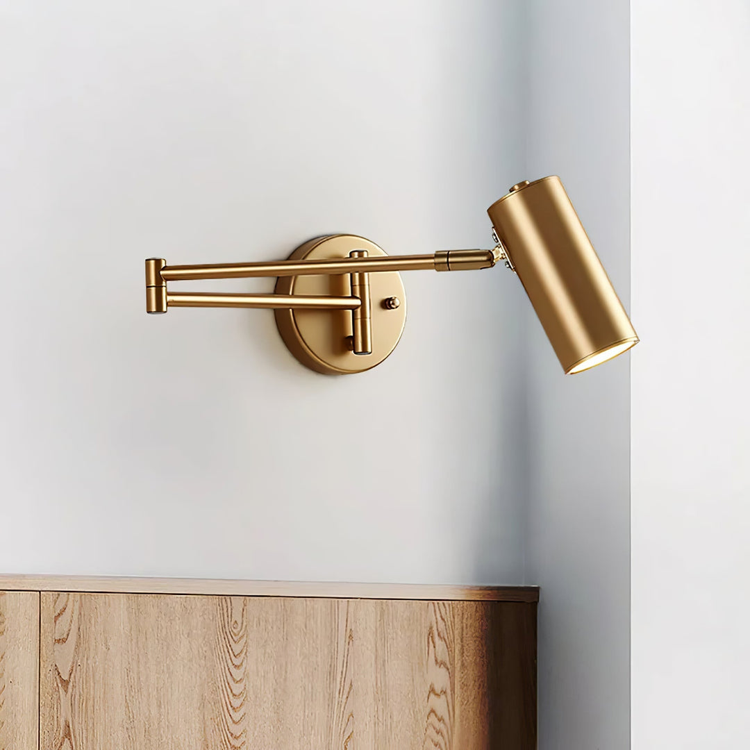 Svingarm Vegglampe | Justerbar LED Vegglampe i Metall