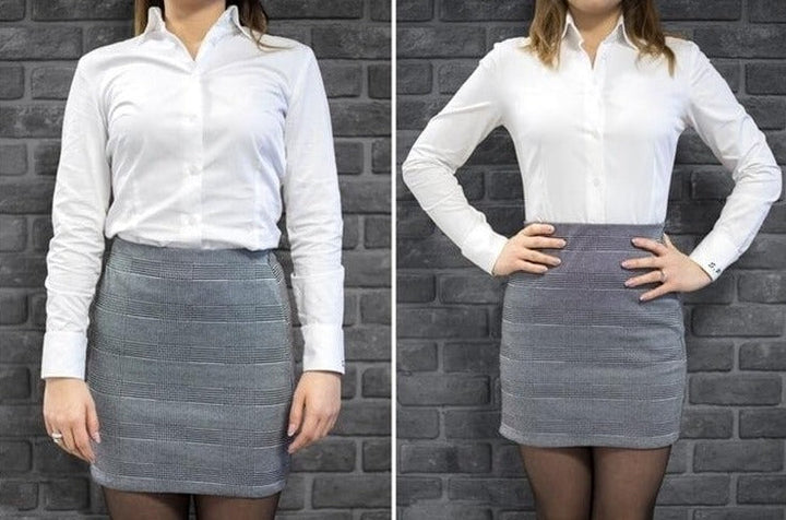 Unisex Justerbart Skjorteholderbelte for Perfekt Stil