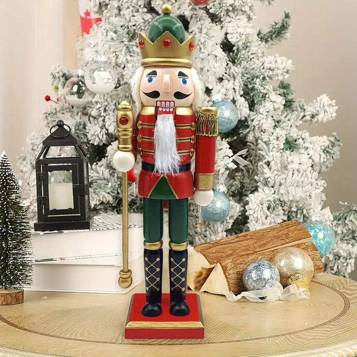Nøtteknekker Juledekorasjon 30 cm – Klassisk Trefigur
