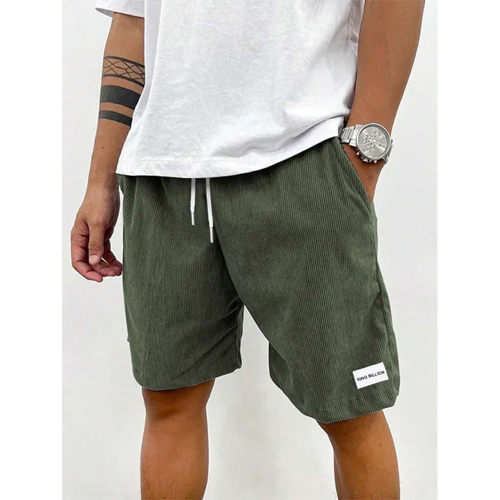 Komfortable Cordfløyelshorts for Menn