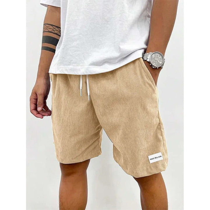 Komfortable Cordfløyelshorts for Menn
