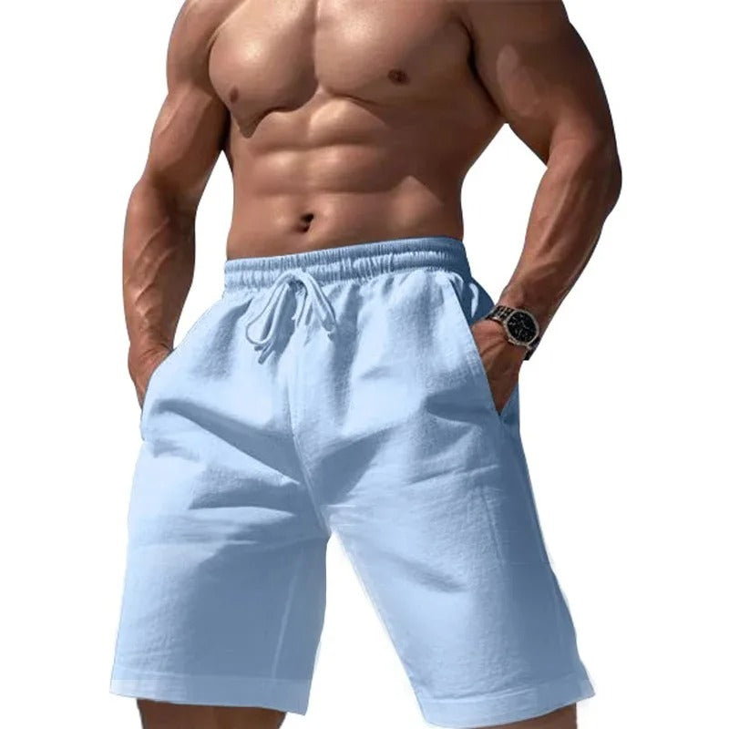 Menns Komfortable Elastiske Shorts for Sommeren