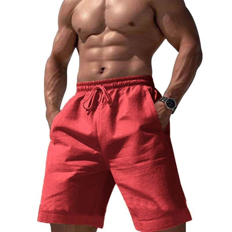Menns Komfortable Elastiske Shorts for Sommeren