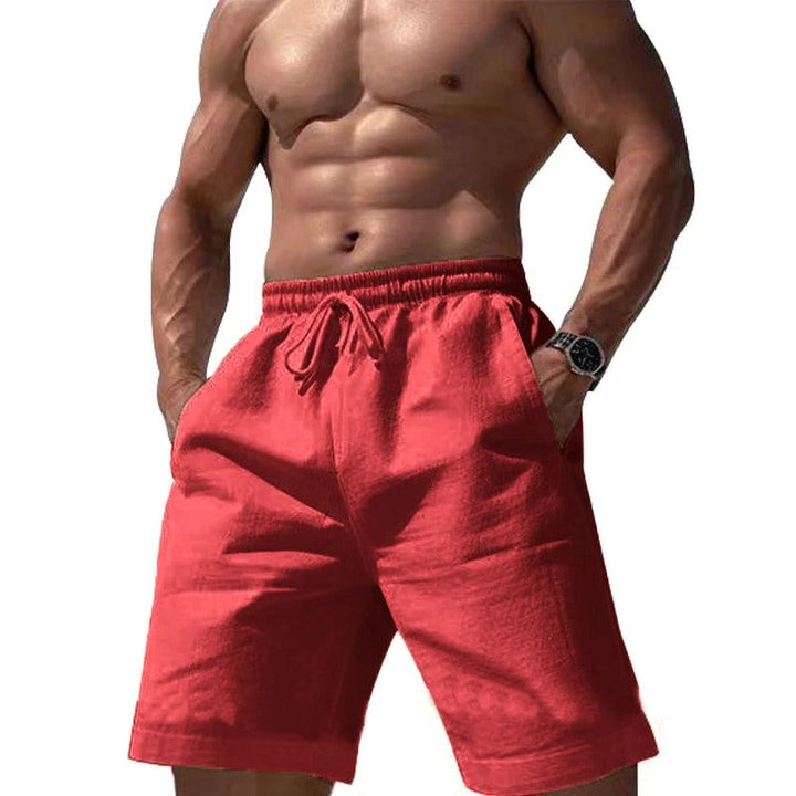 Menns Komfortable Elastiske Shorts for Sommeren
