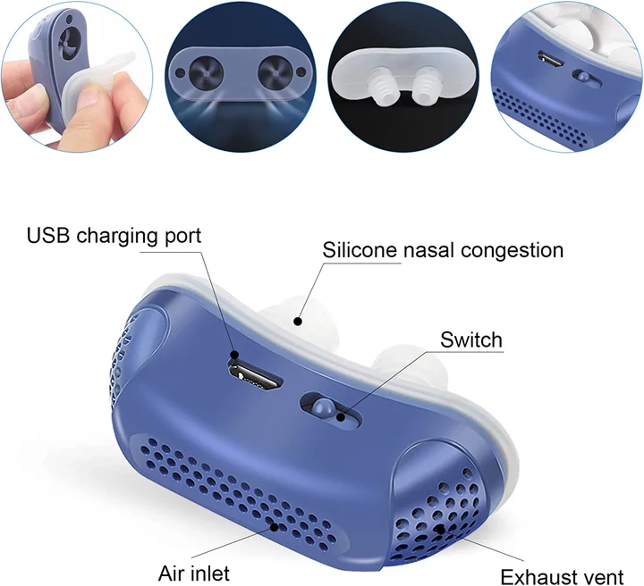 Mini Anti-snorkeenhed i Medicinsk Silikone til Rejser