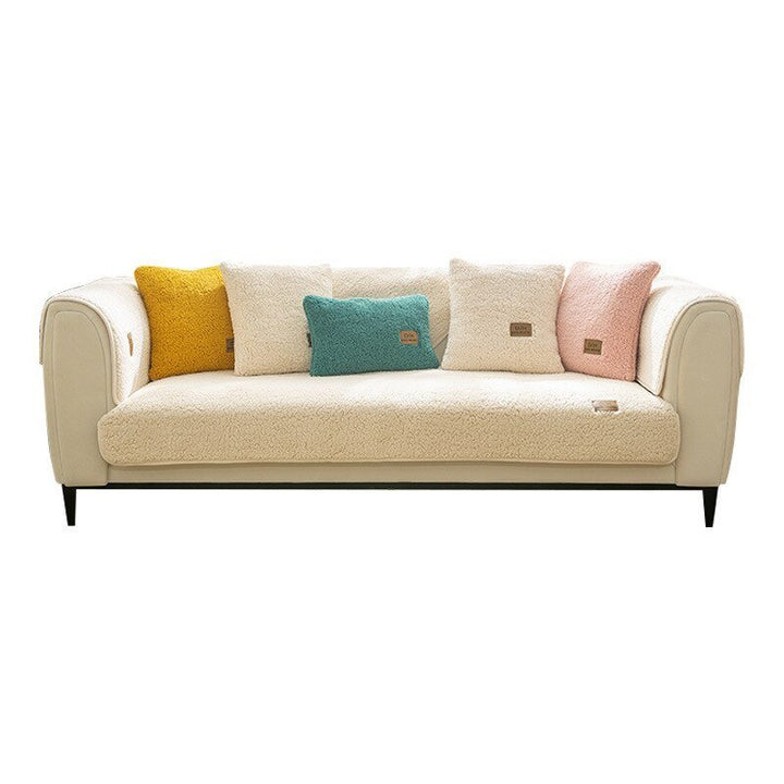 Koselig Sofa Trekk for Vinter med Anti-Skli Design