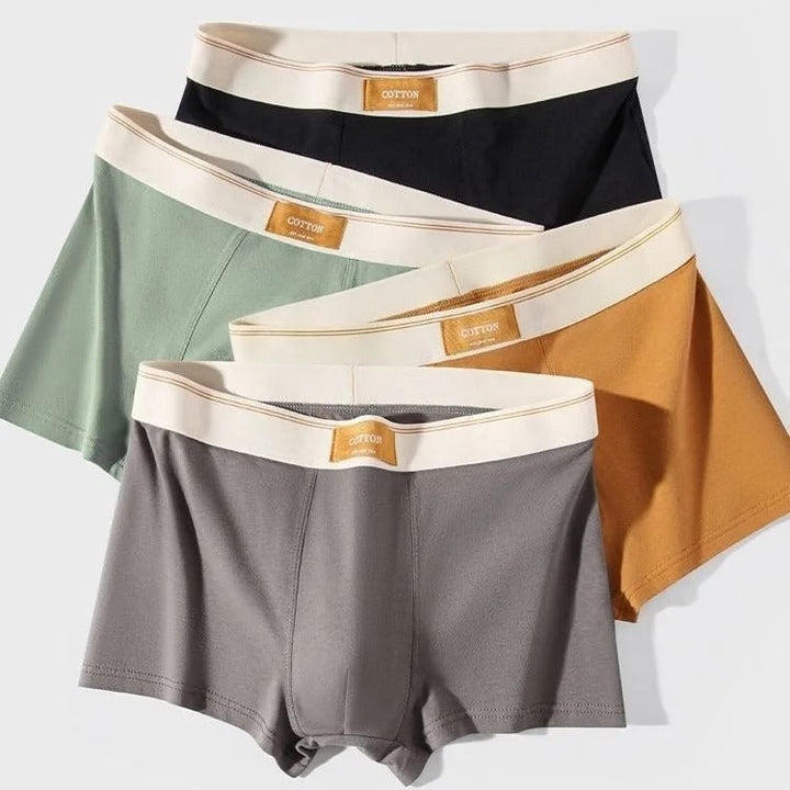 4-pakning Herre Boxershorts - Pustende og Komfortabel