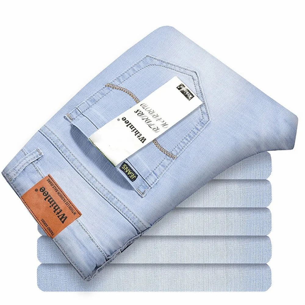 Menns Klassiske Denimjeans – Tidløs Stil og Komfort