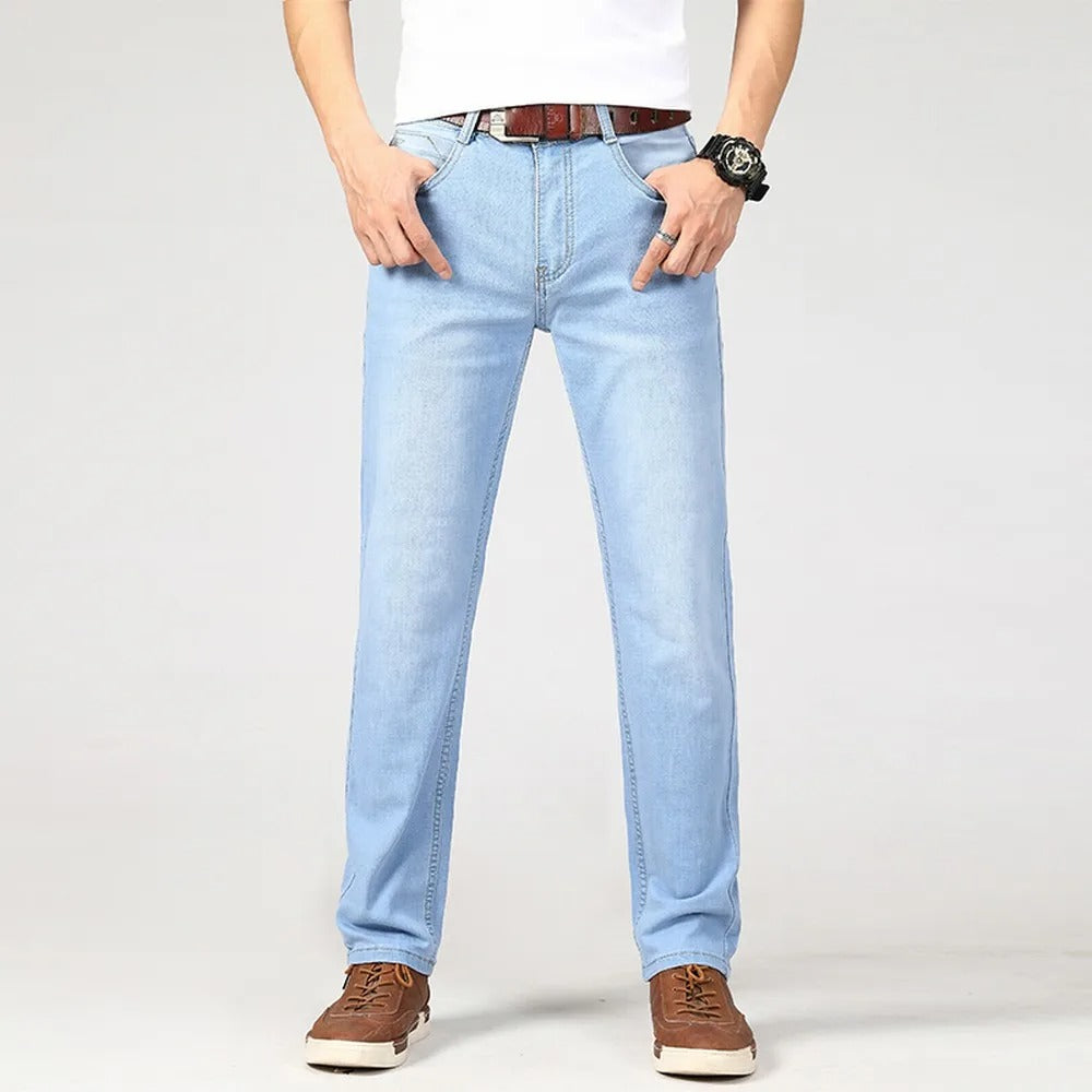 Menns Klassiske Denimjeans – Tidløs Stil og Komfort