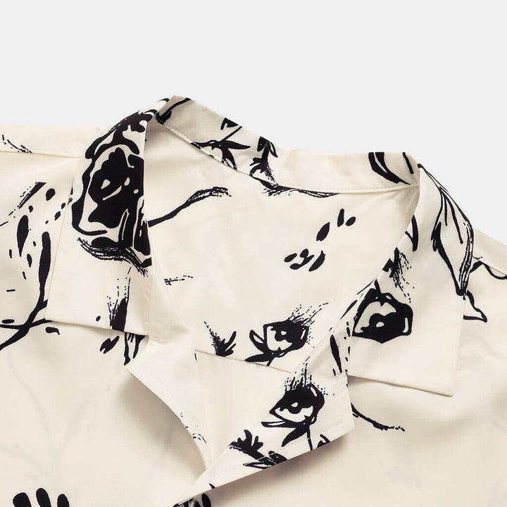 Menns Lett Blomstrete Sommerbluse – Perfekt for Varme Dager