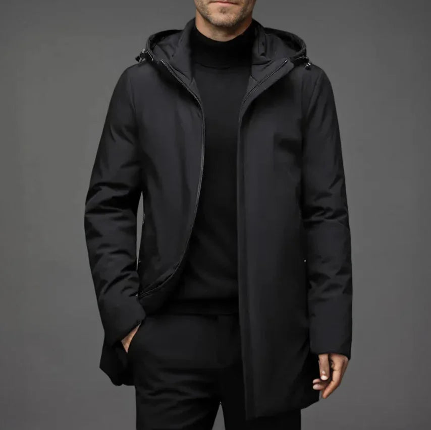 Menns Vinterparkas – Slank, Varm og Vindtett Design