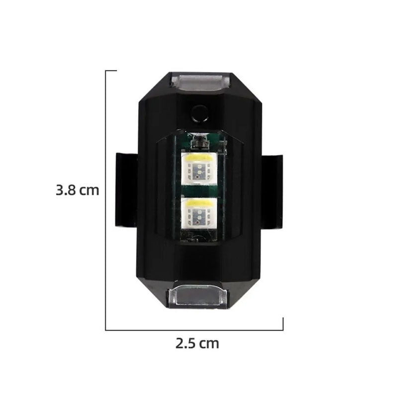 Mini LED Strobelys for Droner &amp; Sykler – Maksimal Synlighet