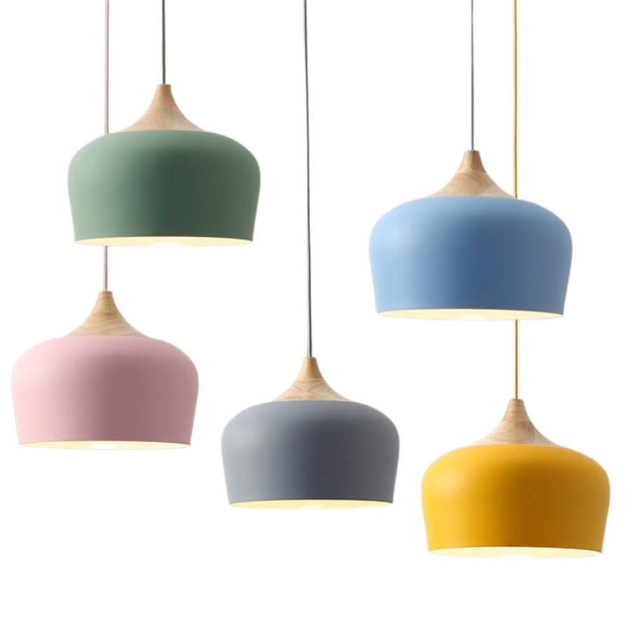 Minimalistisk Pendellampe i Pastell for Moderne Innredning